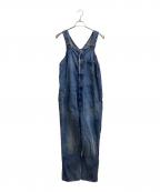 anachronormアナクロノーム）の古着「デニムオーバーオール」｜インディゴブルー