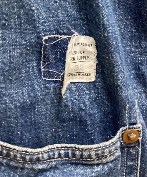 anachronorm（アナクロノーム）anachronorm (アナクロノーム) デニムオーバーオール インディゴブルー サイズ:SIZE 32の古着・服飾アイテム