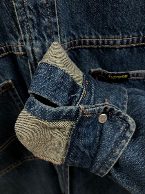 SUPREME（シュプリーム）SUPREME (シュプリーム) Denim Painter Shirt（デニムペインターシャツ） インディゴ サイズ:SIZE Sの古着・服飾アイテム