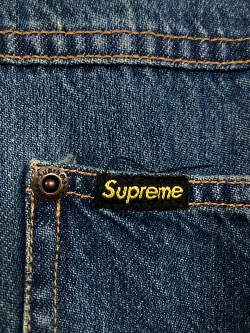 SUPREME（シュプリーム）SUPREME (シュプリーム) Denim Painter Shirt（デニムペインターシャツ） インディゴ サイズ:SIZE Sの古着・服飾アイテム