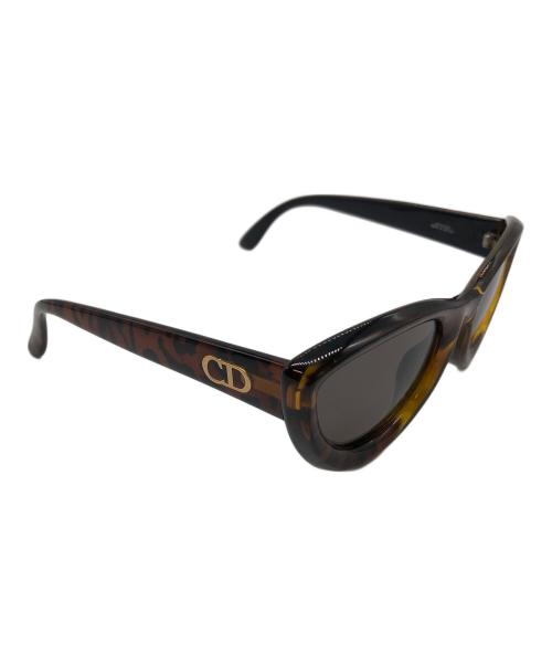 Christian Dior（クリスチャン ディオール）Christian Dior (クリスチャン ディオール) サングラス ブラウン×ブラック サイズ:55□21の古着・服飾アイテム