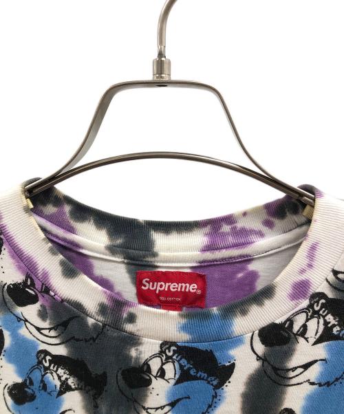 SUPREME（シュプリーム）SUPREME (シュプリーム) タイダイ 21SS Dyed Bear L/S 長袖カットソー パープル×ネイビー サイズ:SIZE Sの古着・服飾アイテム