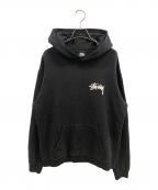 stussyステューシー）の古着「paid in full hoodie（ペイド イン フル フーディー）」｜ブラック