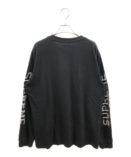 SUPREME（シュプリーム）SUPREME (シュプリーム) Intarsia Sleeve L/S Top（インターシア スリーブ L/S トップ） ブラック サイズ:SIZE Sの古着・服飾アイテム
