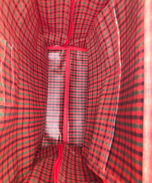 familiar（ファミリア）familiar (ファミリア) トートバッグ レッド×グリーンの古着・服飾アイテム