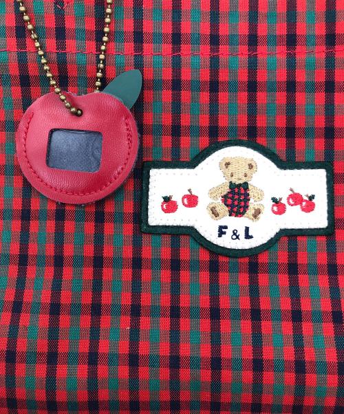 familiar（ファミリア）familiar (ファミリア) トートバッグ レッド×グリーンの古着・服飾アイテム