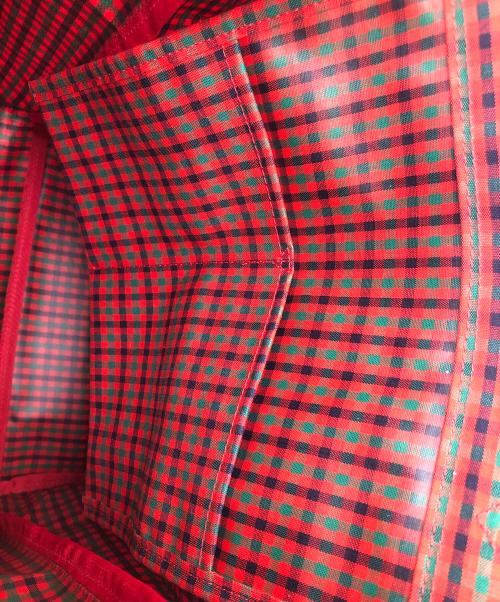 familiar（ファミリア）familiar (ファミリア) トートバッグ レッド×グリーンの古着・服飾アイテム