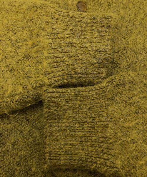 Needles（ニードルズ）Needles (ニードルズ) Mohair Cardigan（モヘアカーディガン） グリーン サイズ:SIZE Lの古着・服飾アイテム