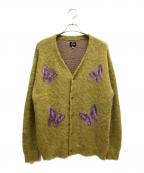 Needlesニードルズ）の古着「Mohair Cardigan（モヘアカーディガン）」｜グリーン