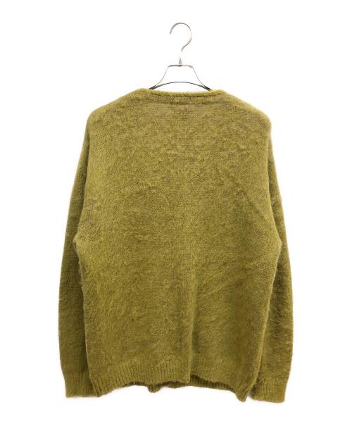 Needles（ニードルズ）Needles (ニードルズ) Mohair Cardigan（モヘアカーディガン） グリーン サイズ:SIZE Lの古着・服飾アイテム