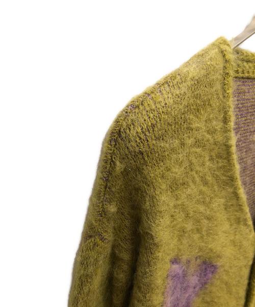 Needles（ニードルズ）Needles (ニードルズ) Mohair Cardigan（モヘアカーディガン） グリーン サイズ:SIZE Lの古着・服飾アイテム