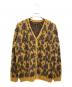 Needles（ニードルズ）の古着「Mohair Cardigan（モヘアカーディガン）」｜マスタード×パープル