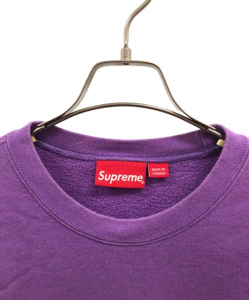 SUPREME（シュプリーム）SUPREME (シュプリーム) 20SS Cutout Logo Crewneck（カットアウトロゴクルーネック） パープル サイズ:SIZE Lの古着・服飾アイテム