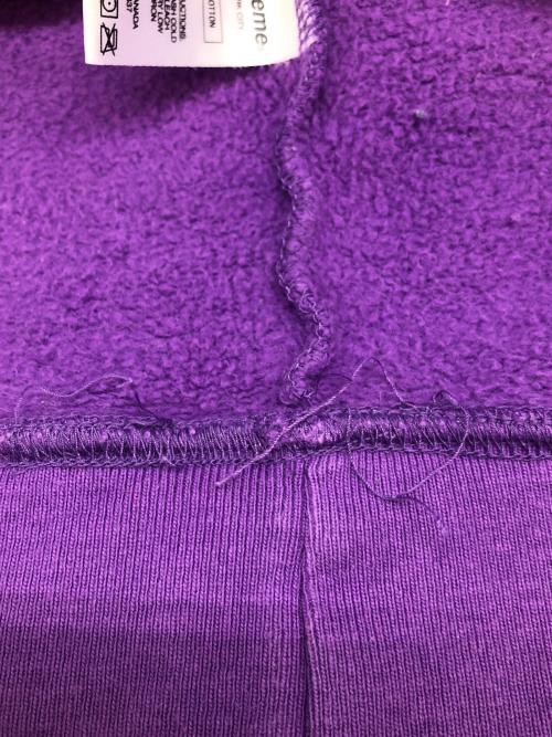 SUPREME（シュプリーム）SUPREME (シュプリーム) 20SS Cutout Logo Crewneck（カットアウトロゴクルーネック） パープル サイズ:SIZE Lの古着・服飾アイテム