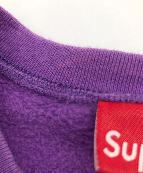 SUPREME（シュプリーム）SUPREME (シュプリーム) 20SS Cutout Logo Crewneck（カットアウトロゴクルーネック） パープル サイズ:SIZE Lの古着・服飾アイテム