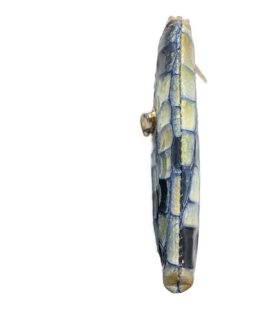 ATAO（アタオ）ATAO (アタオ) 長財布 ベージュ×ブルーの古着・服飾アイテム