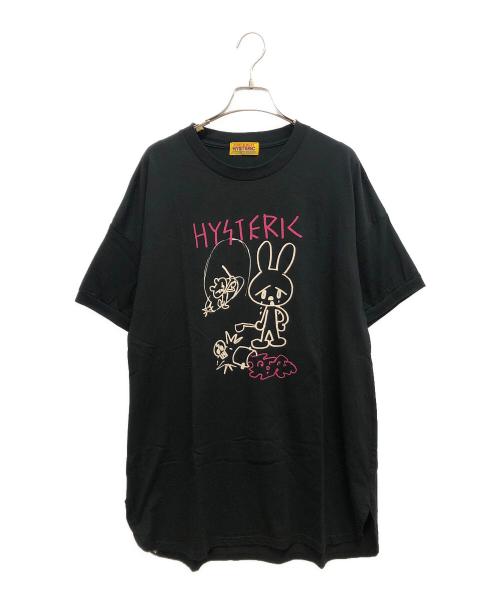 Hysteric Glamour（ヒステリックグラマー）Hysteric Glamour (ヒステリックグラマー) 半袖ワンピース ブラック サイズ:SIZE Freeの古着・服飾アイテム
