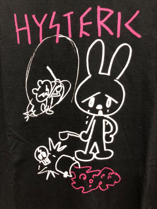 Hysteric Glamour（ヒステリックグラマー）Hysteric Glamour (ヒステリックグラマー) 半袖ワンピース ブラック サイズ:SIZE Freeの古着・服飾アイテム