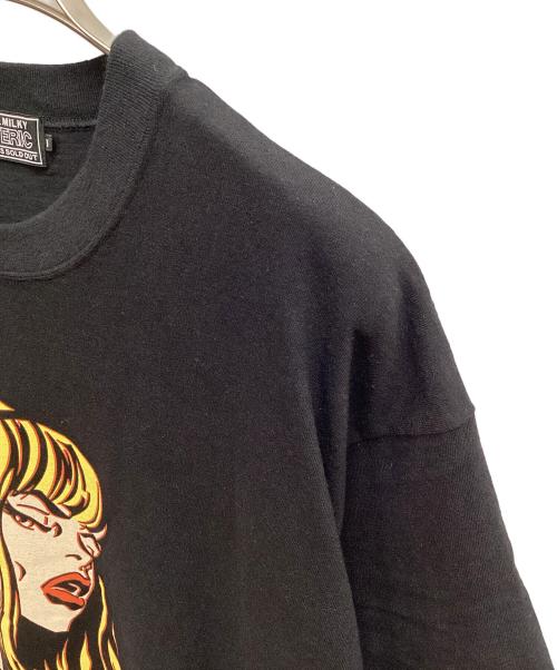 Hysteric Glamour（ヒステリックグラマー）Hysteric Glamour (ヒステリックグラマー) 半袖カットソー ブラック サイズ:SIZE Mの古着・服飾アイテム