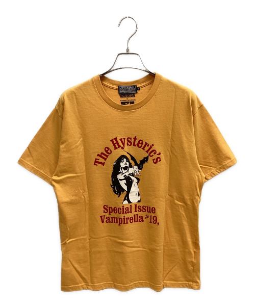 Hysteric Glamour（ヒステリックグラマー）Hysteric Glamour (ヒステリックグラマー) 半袖カットソー オレンジ サイズ:SIZE Mの古着・服飾アイテム