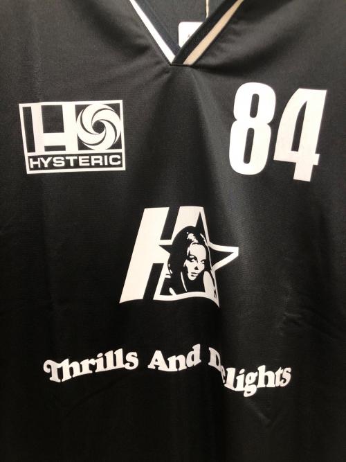Hysteric Glamour（ヒステリックグラマー）Hysteric Glamour (ヒステリックグラマー) ポロシャツ ホワイト×ブラック サイズ:SIZE M 未使用品の古着・服飾アイテム