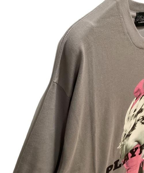 Hysteric Glamour（ヒステリックグラマー）Hysteric Glamour (ヒステリックグラマー) 半袖カットソー グレー サイズ:SIZE M 未使用品の古着・服飾アイテム