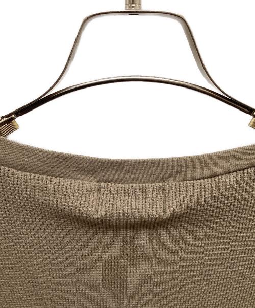 Hysteric Glamour（ヒステリックグラマー）Hysteric Glamour (ヒステリックグラマー) 半袖カットソー ベージュ×ブラック サイズ:SIZE Free 未使用品の古着・服飾アイテム