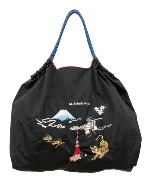 BALL & CHAIN（ボールアンドチェーン）BALL & CHAIN (ボールアンドチェーン) トートバッグ ブラック×レッドの古着・服飾アイテム