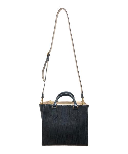 A.D.M.J.（エーディーエムジェイ）A.D.M.J. (エーディーエムジェイ) ハンドバッグ ブラックの古着・服飾アイテム