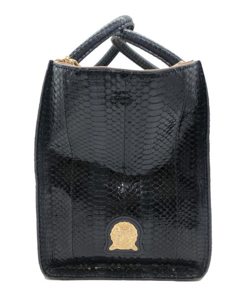 A.D.M.J.（エーディーエムジェイ）A.D.M.J. (エーディーエムジェイ) ハンドバッグ ブラックの古着・服飾アイテム