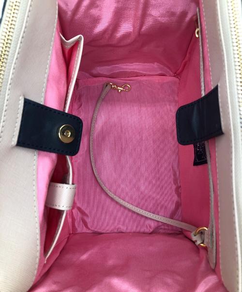 A.D.M.J.（エーディーエムジェイ）A.D.M.J. (エーディーエムジェイ) ハンドバッグ ブラックの古着・服飾アイテム