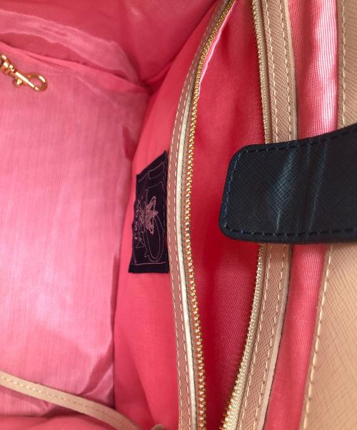 A.D.M.J.（エーディーエムジェイ）A.D.M.J. (エーディーエムジェイ) ハンドバッグ ブラックの古着・服飾アイテム