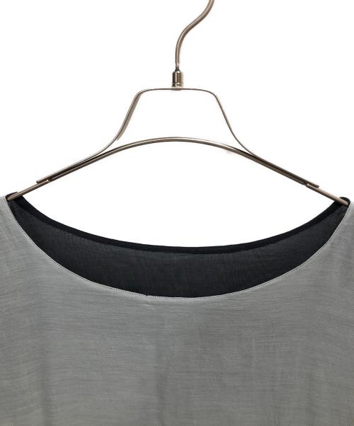 utilite（ユティリテ）utilite (ユティリテ) リバーシブル フレア ワンピース スカイブルー サイズ:SIZE FREEの古着・服飾アイテム