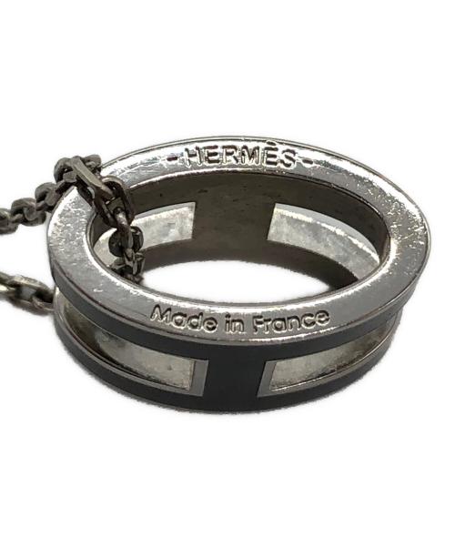 HERMES（エルメス）HERMES (エルメス) ポップアッシュH ネックレス シルバー×ブラックの古着・服飾アイテム