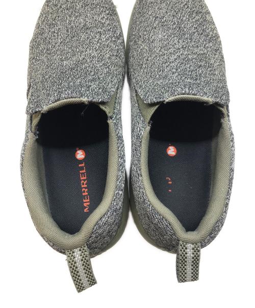 MERRELL（メレル）MERRELL (メレル) JUNGLE MOC MESH DUSTY OLIVE スリッポン グレー サイズ:SIZE 28cmの古着・服飾アイテム
