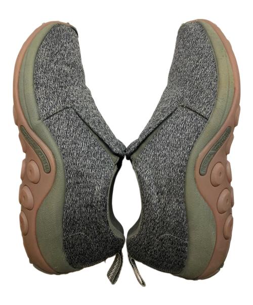 MERRELL（メレル）MERRELL (メレル) JUNGLE MOC MESH DUSTY OLIVE スリッポン グレー サイズ:SIZE 28cmの古着・服飾アイテム