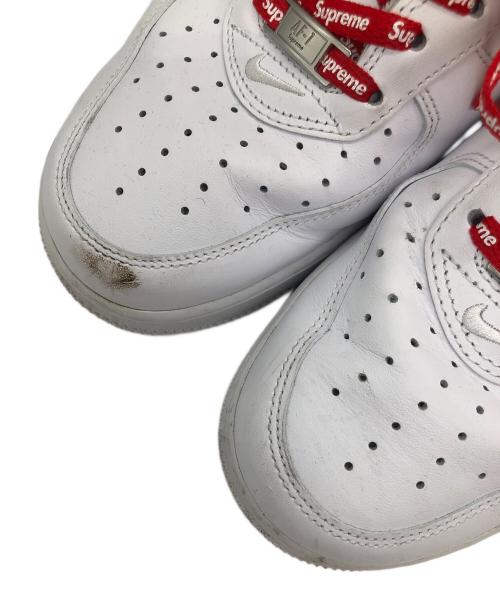 NIKE（ナイキ）NIKE (ナイキ) SUPREME (シュプリーム) Air Force 1 Low（エアフォース1 ロー） ホワイト サイズ:SIZE 28.5cmの古着・服飾アイテム