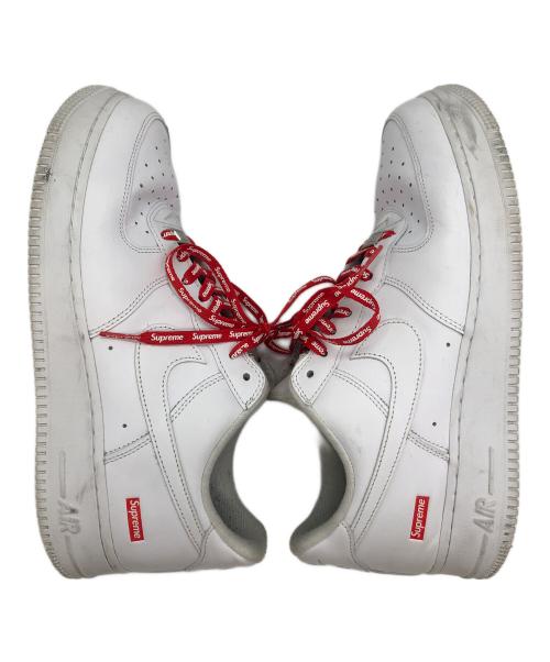 NIKE（ナイキ）NIKE (ナイキ) SUPREME (シュプリーム) Air Force 1 Low（エアフォース1 ロー） ホワイト サイズ:SIZE 28.5cmの古着・服飾アイテム
