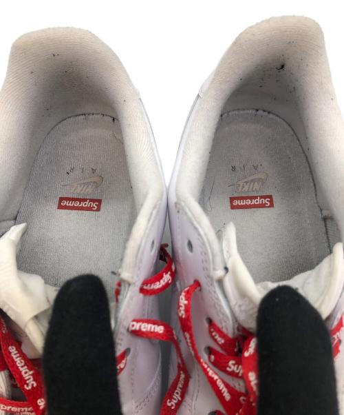 NIKE（ナイキ）NIKE (ナイキ) SUPREME (シュプリーム) Air Force 1 Low（エアフォース1 ロー） ホワイト サイズ:SIZE 28.5cmの古着・服飾アイテム
