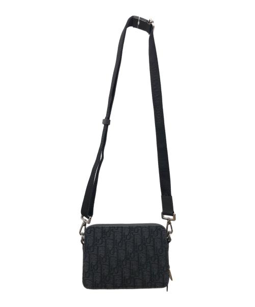 Christian Dior（クリスチャン ディオール）Christian Dior (クリスチャン ディオール) ディオール オブリーク ジャカード　ショルダーバッグ ブラックの古着・服飾アイテム