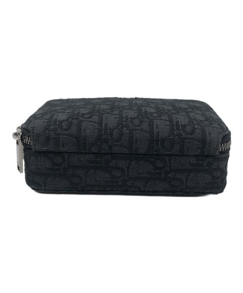 Christian Dior（クリスチャン ディオール）Christian Dior (クリスチャン ディオール) ディオール オブリーク ジャカード　ショルダーバッグ ブラックの古着・服飾アイテム