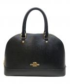 COACHコーチ）の古着「ミニシエラサッチェル ハンドバッグ」｜ブラック