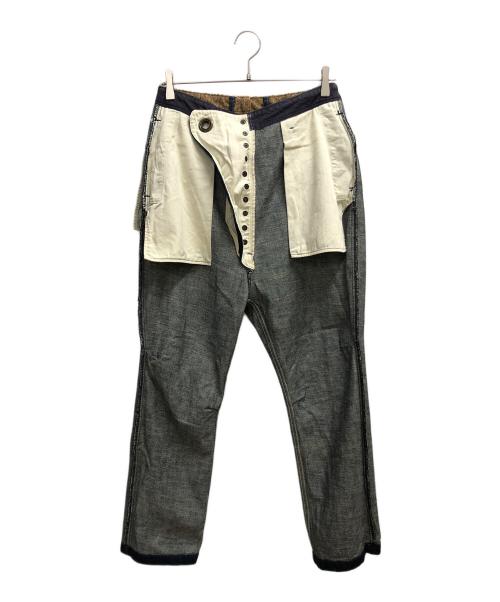 CAPITAL（カピタル）CAPITAL (カピタル) ドッキングサルエルデニムパンツ インディゴ サイズ:SIZE 1の古着・服飾アイテム