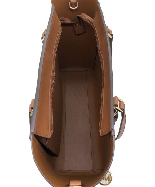 MICHAEL KORS（マイケル・コース）MICHAEL KORS (マイケルコース) CHARLOTTE（シャーロット） 3 IN 1 トート ラージ ブラウンの古着・服飾アイテム