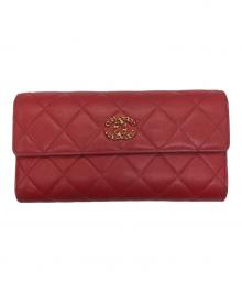 CHANEL（シャネル）の古着「マトラッセ　長財布」｜レッド