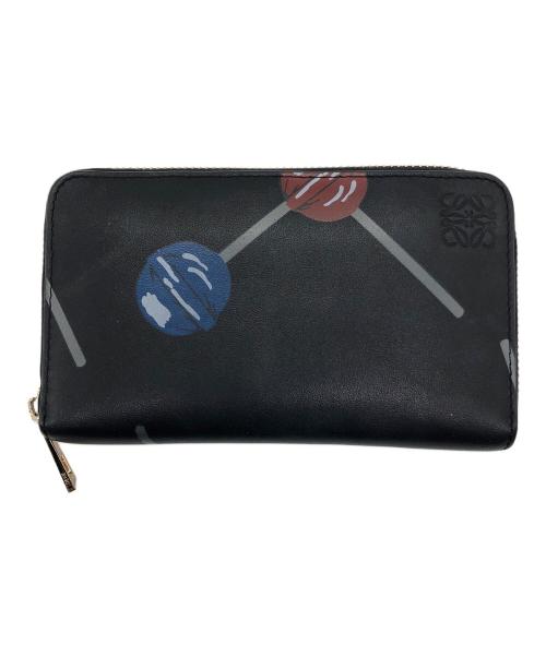 LOEWE（ロエベ）LOEWE (ロエベ) コンパクトウォレット ブラックの古着・服飾アイテム