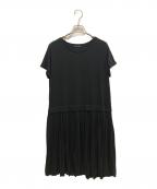 mizuiro-indミズイロインド）の古着「半袖ワンピース」｜ブラック