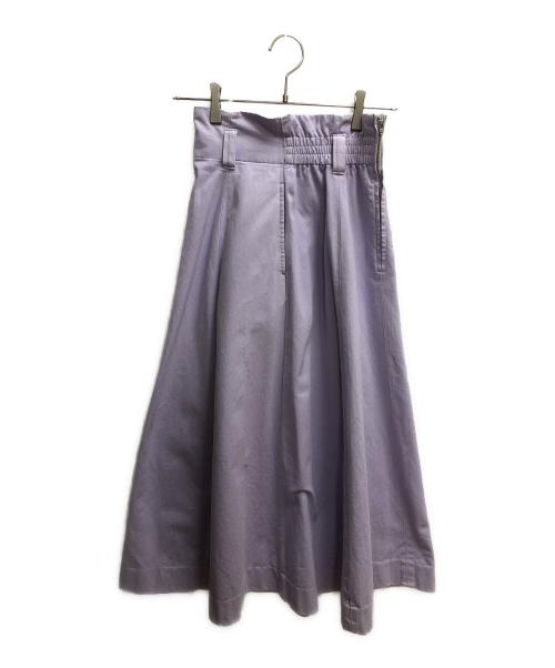 FRAY ID（フレイ アイディー）FRAY ID (フレイ アイディー) Dickies (ディッキーズ) ベルトフレアスカート パープル サイズ:SIZE 0の古着・服飾アイテム