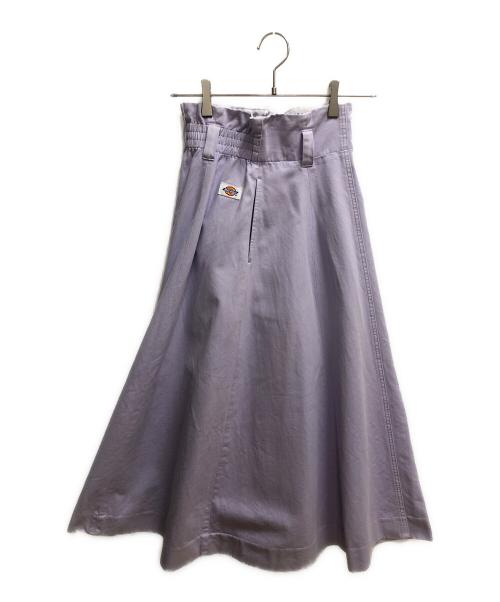 FRAY ID（フレイ アイディー）FRAY ID (フレイ アイディー) Dickies (ディッキーズ) ベルトフレアスカート パープル サイズ:SIZE 0の古着・服飾アイテム
