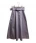 FRAY ID（フレイ アイディー）の古着「ベルトフレアスカート」｜パープル